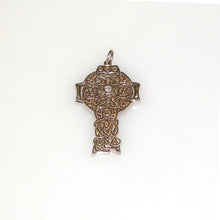 Load image into Gallery viewer, CeltArt Signature Diamond Cross White Gold